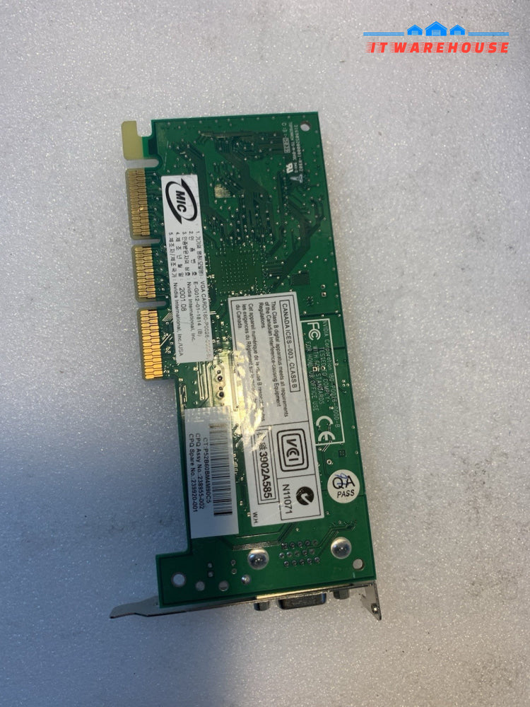 Low profile ~  NVIDIA PCI VGA Graphics Card 180-P0026-0000-B HP Compaq