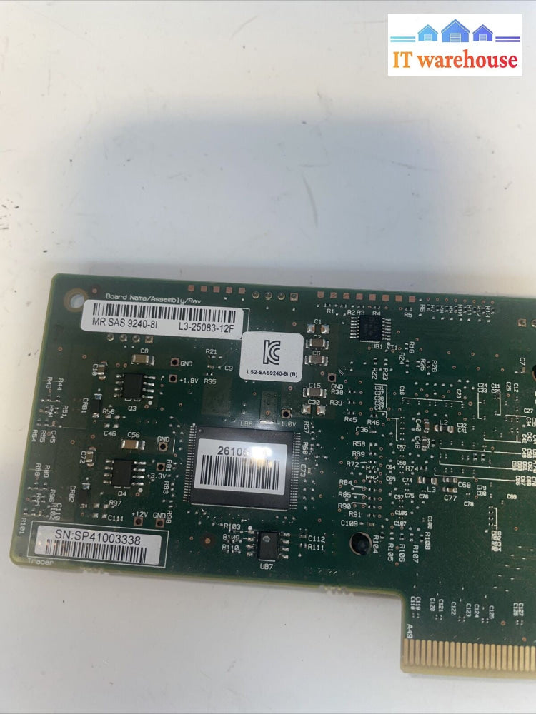 LSI LENOVO 03T6739 MegaRAID SAS 9240-8i 8-port SAS/SATA Controller Full Height