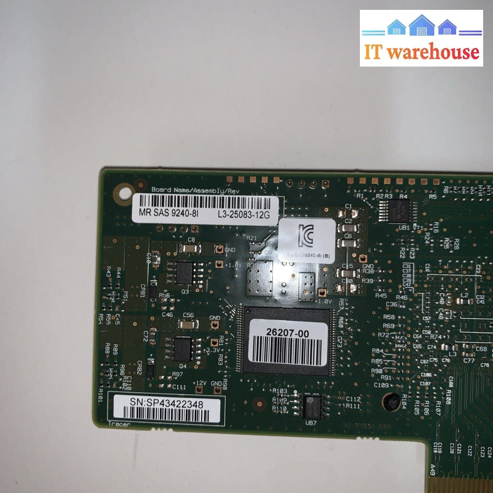 LSI / LENOVO 03T6739 MegaRAID SAS 9240-8i 8-port SAS/SATA Controller Full Height