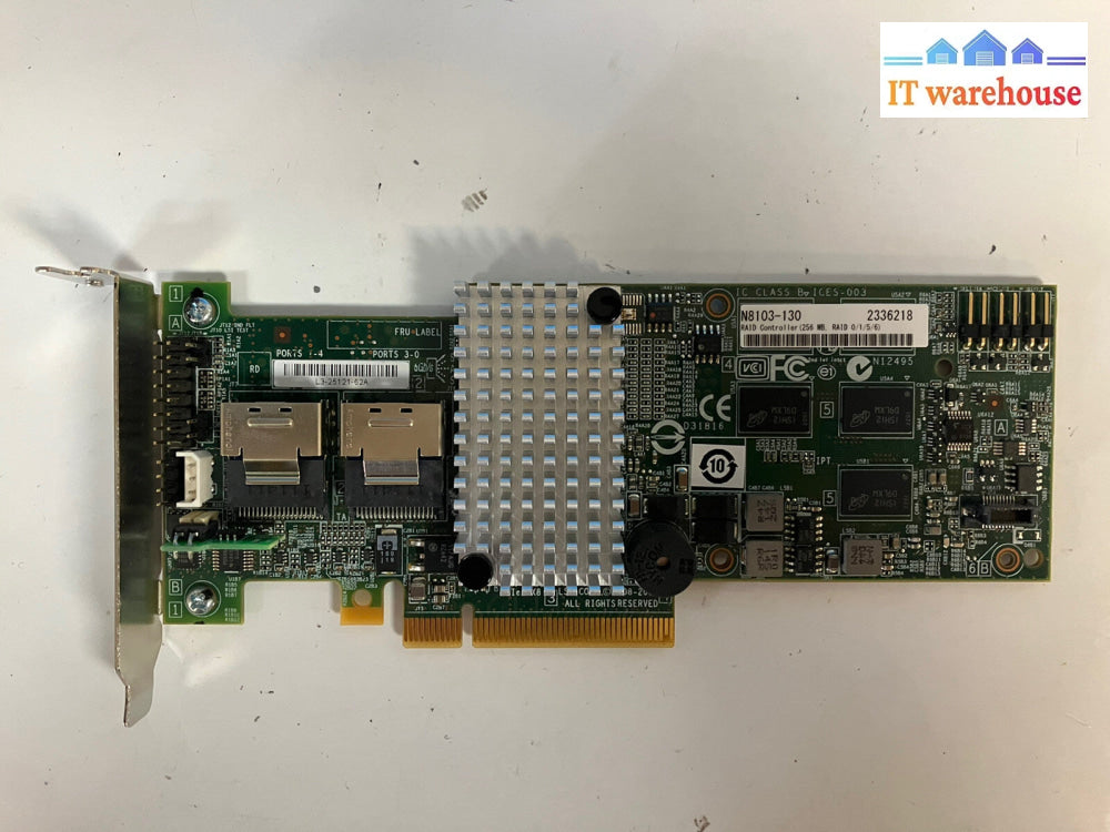 ~ LSI MegaRAID SAS 256MB RAID Controller Card NEC N8103-130 500605B L3-25121-62A