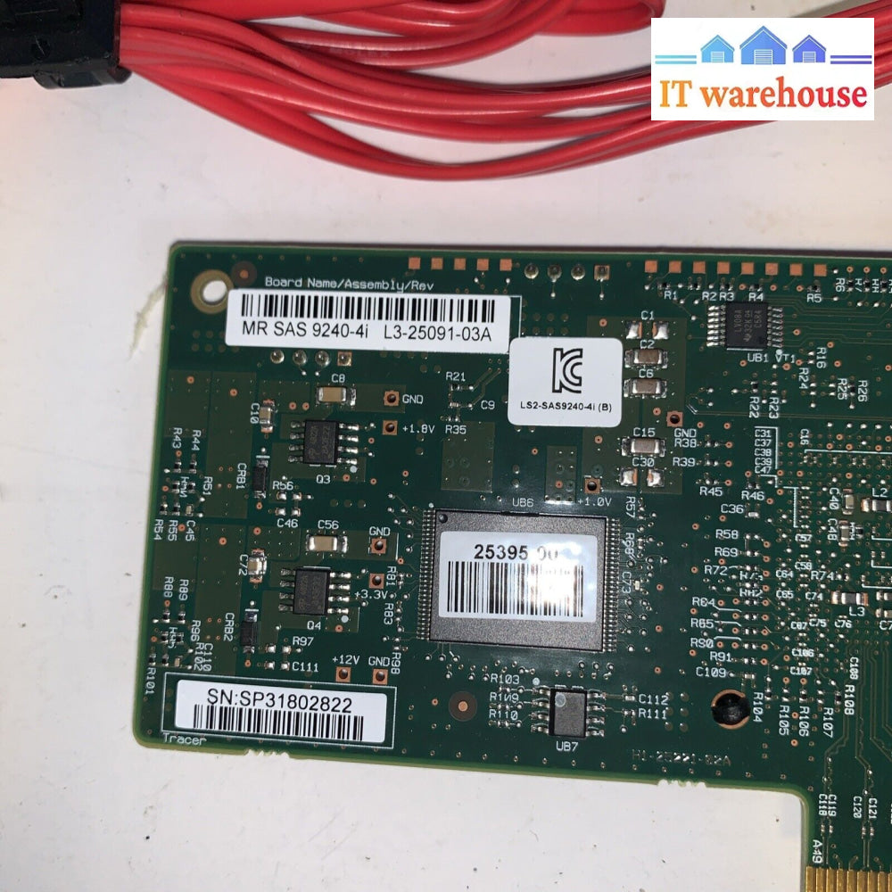 LSI SAS 9240-4I 1x Mini-SAS Low Profile Raid Card L3-25091-03A with cable