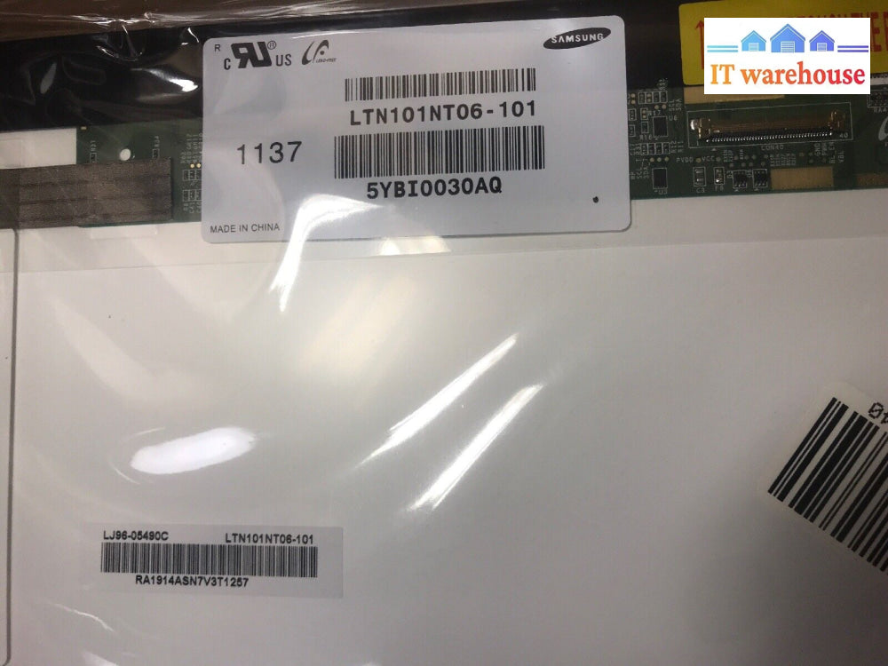 Ltn101Nt06 Lp101Wsa-Tln1 Tla1 N101L6-L01 L02 Lj96-05490C Screen