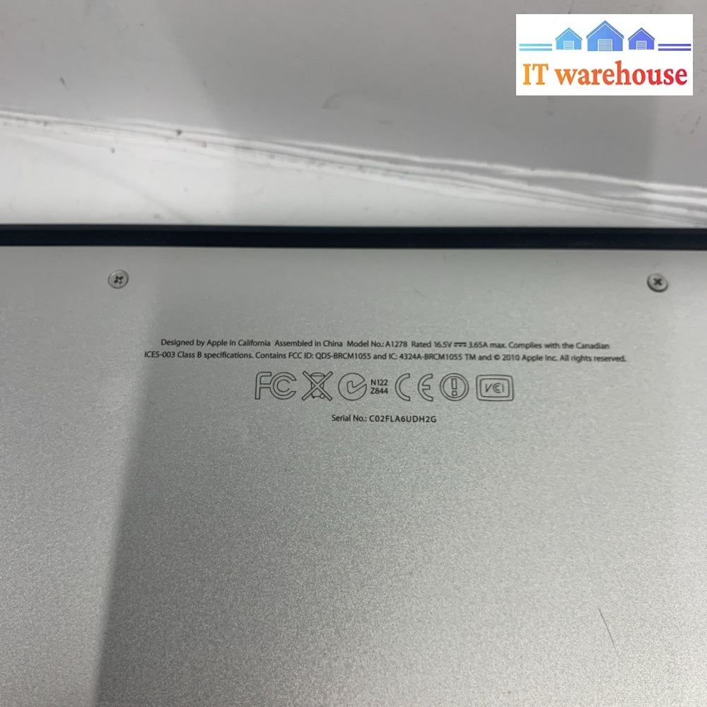 MacBook Pro 13’’ 2011 i5 2.3GHZ 4GB 320GB OS X 10.13.6