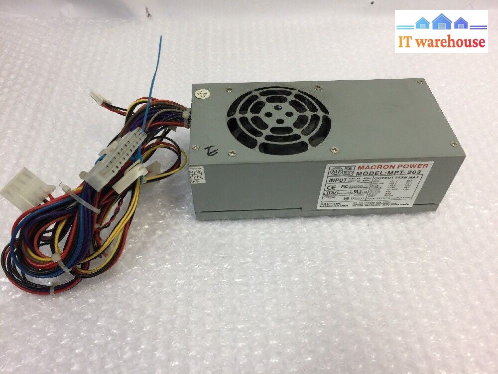- MACRON POWER MPT-203 200W POWER SUPPLY