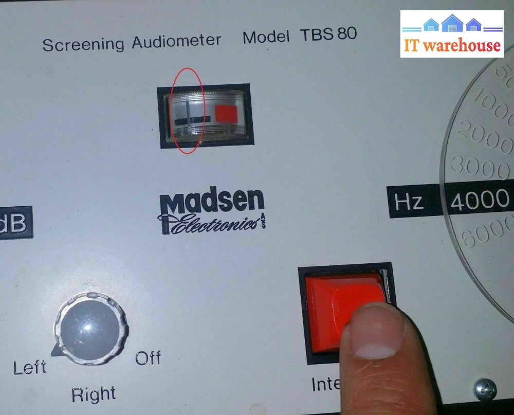 MADSEN TBS80 AUDIOMETER TBS 80