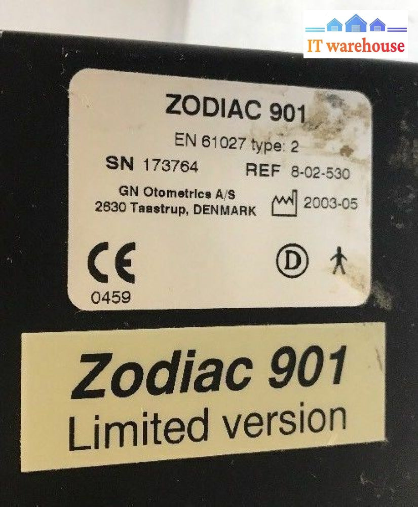 - Madsen Zodiac 901 Middle Ear Analyzer Tympanometer As Is