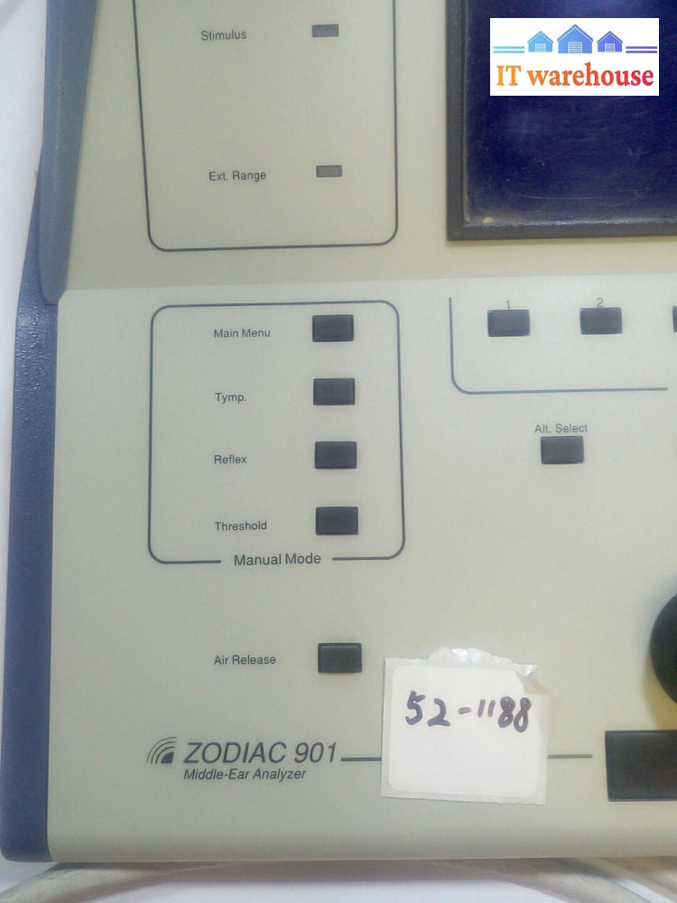 Madsen Zodiac 901 Middle-Ear Analyzer Tympanometer Hearing Screener version 3.02