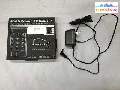 - MAGENTA MULTIVIEW AK1000 DP HIGH PERFORMANCE UTP RECEIVER W/AC ADAPTER
