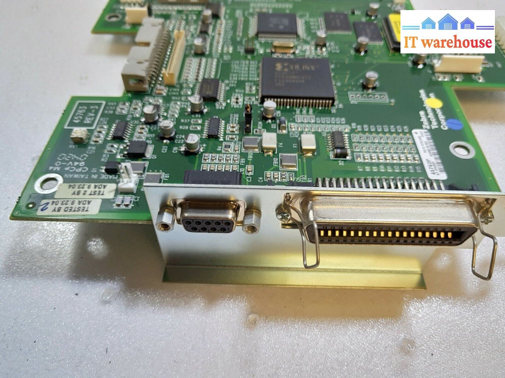 - Main Logic Board 45762P 45763 for Zebra S600 Thermal Printer @@@