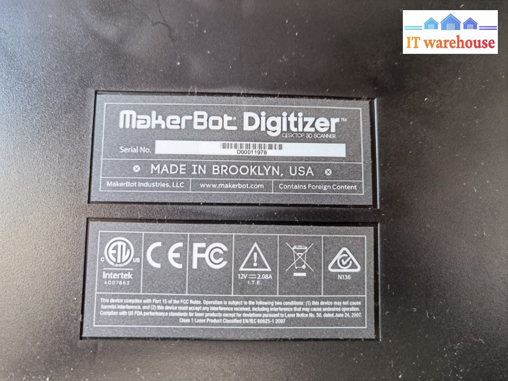 $ MakerBot Replicator 5th 3D Printer & MakerBot Digitizer 3D Scanner 