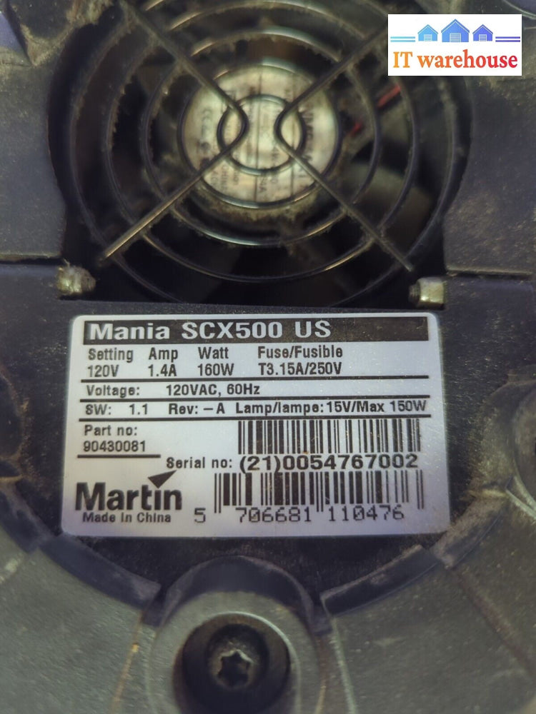 Martin Mania SCX500 Scanner # 92-A8