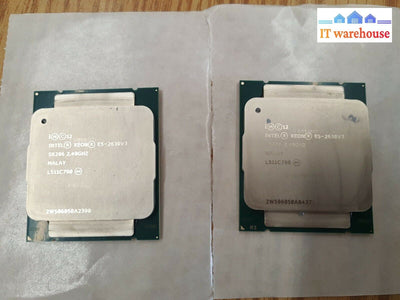-  Matched Pair Intel Xeon E5-2630 V3 SR206 2.40GHz 8-Core CPU Processors