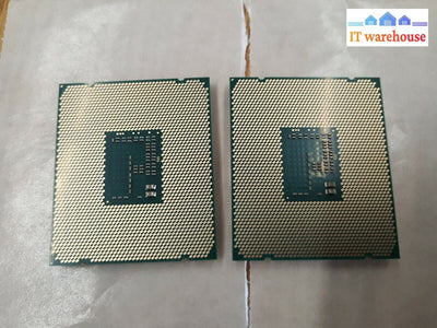 -  Matched Pair Intel Xeon E5-2630 V3 SR206 2.40GHz 8-Core CPU Processors