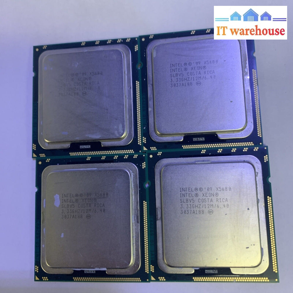 （Matching set of 2） Intel Xeon X5680 3.33GHz SLBV5 Processor LGA1366 CPU