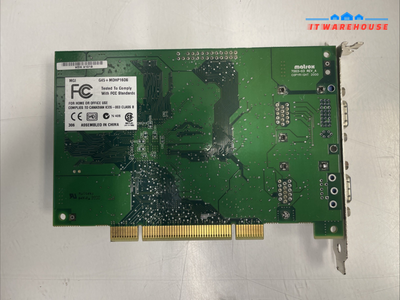 MATROX 7003-03 G45FMDHP16DB HIGH PROFILE DUAL SCREEN GRAPHICS CARD +