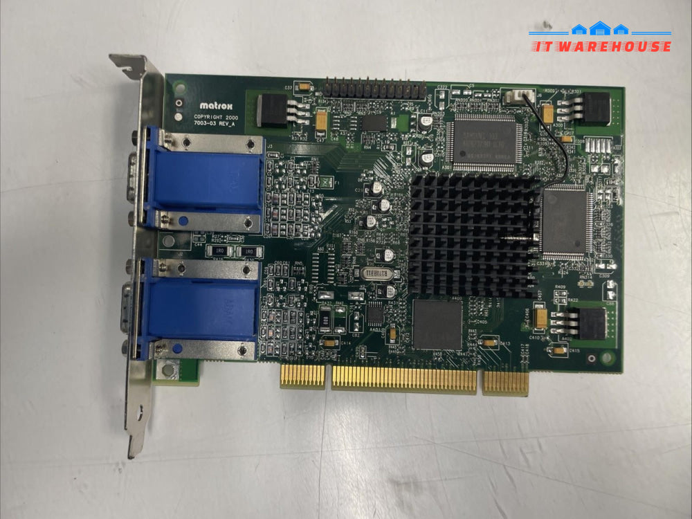 MATROX 7003-03 G45FMDHP16DB HIGH PROFILE DUAL SCREEN GRAPHICS CARD +