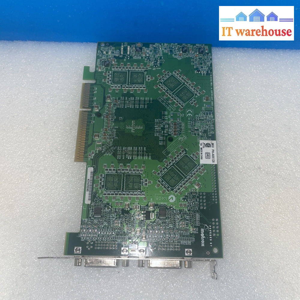 Matrox Parhelia Mgi Ph-E128Apvf 128Mb Graphics Card Pcie Dual Dvi Video Card