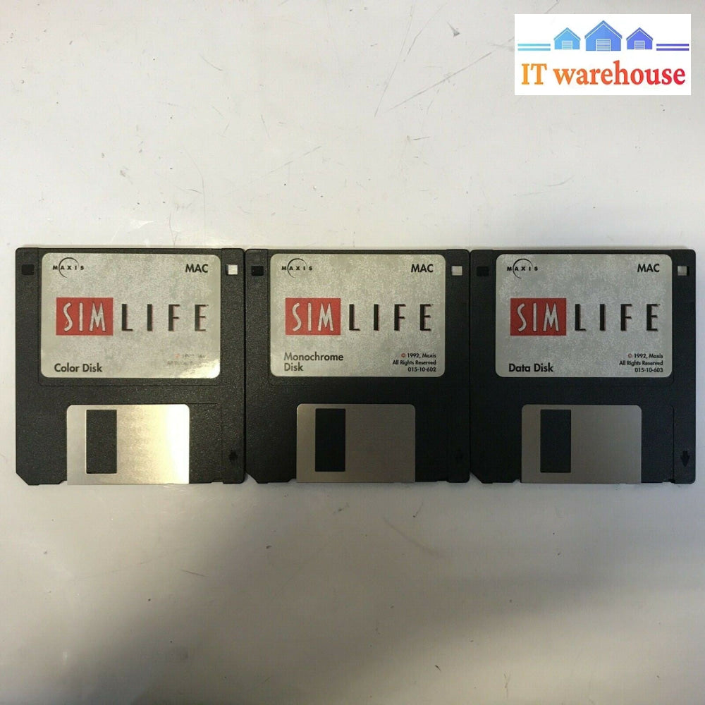 Maxis SIM LIFE For MAC Installation Disks