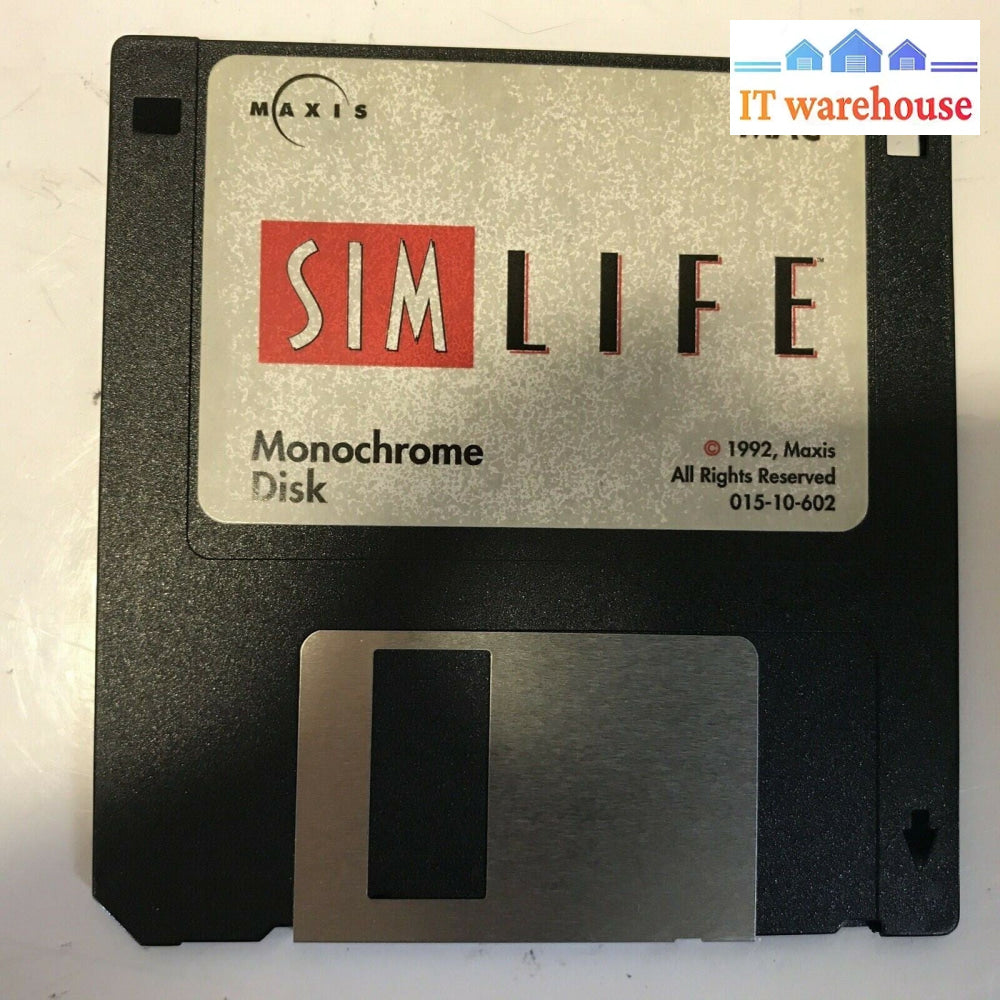 Maxis SIM LIFE For MAC Installation Disks