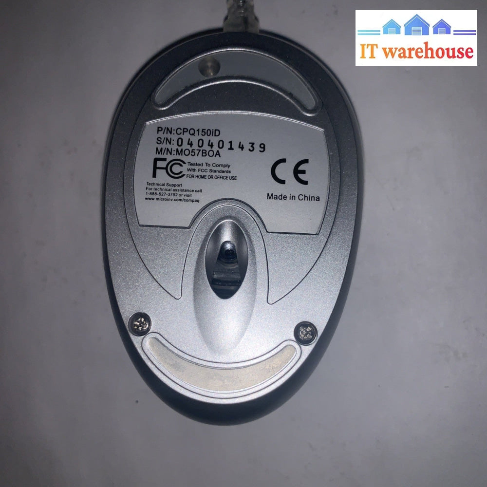 MCNCPQ150ID - rare Compaq Micro innovations Compact Mobile Optical Mouse