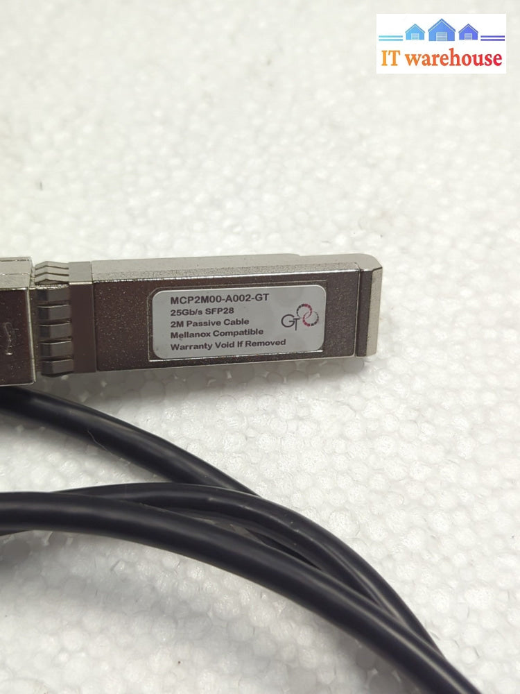 MCP2M00-A002-GT Mellanox Compatible 25G SFP28 Copper Cable (2M Passive) -