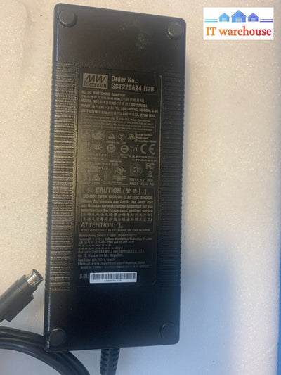 MEAN WELL GST220A24-R7B AC/DC SWITCHING ADAPTOR 4-Pin