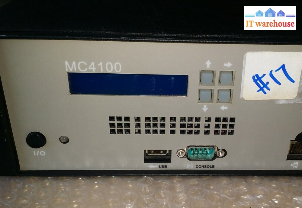 Meru MC4100 Networks Wireless LAN Controller Support System P/N: 879-50016-F