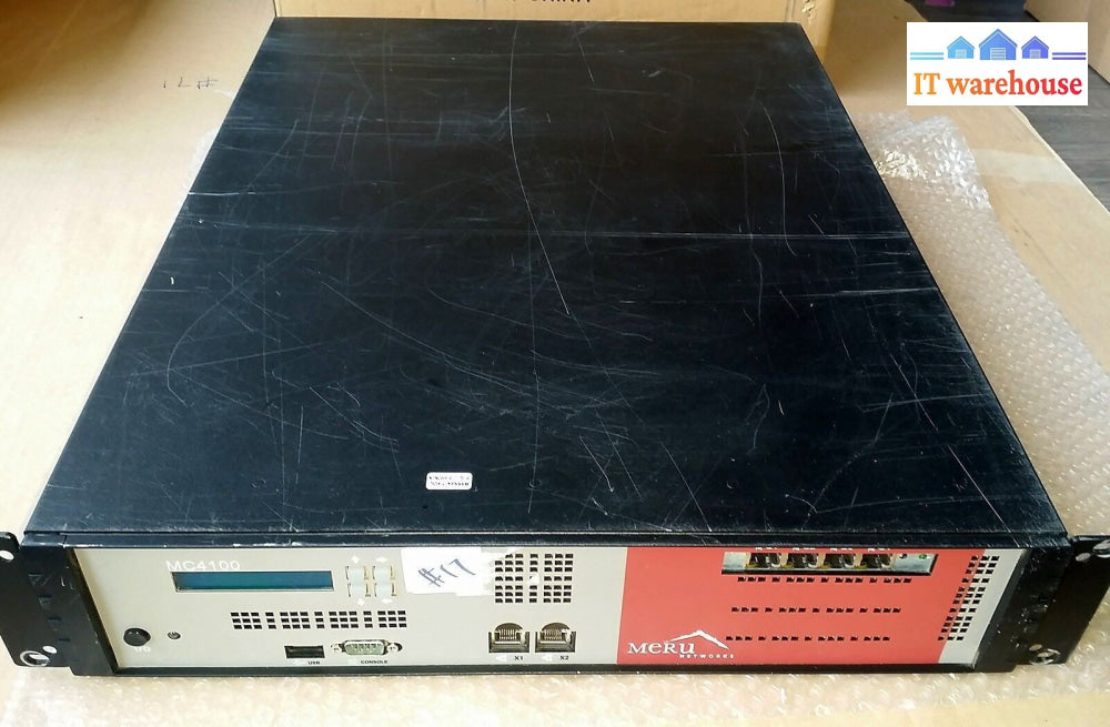 Meru MC4100 Networks Wireless LAN Controller Support System P/N: 879-50016-F