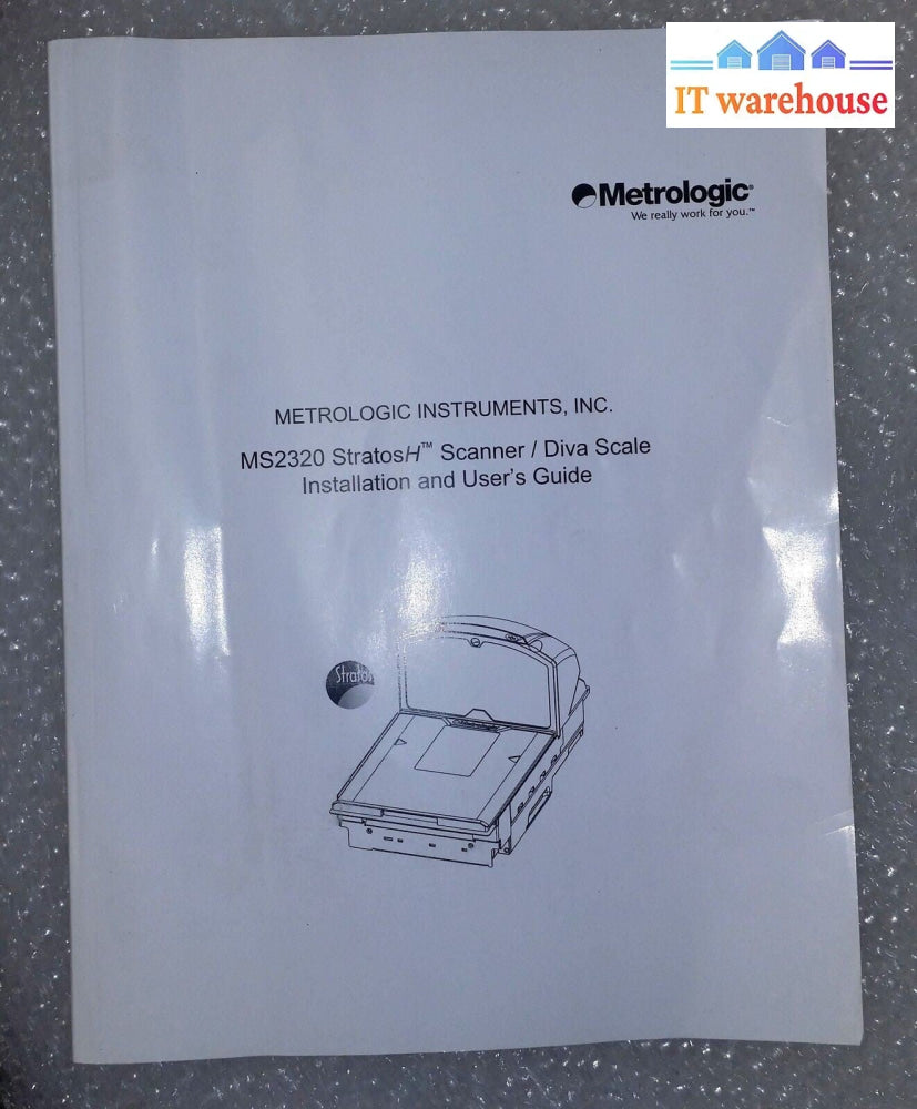 Metrologic Intruments MS2320 StratosH Scanner / Diva Scale Installation & Guide