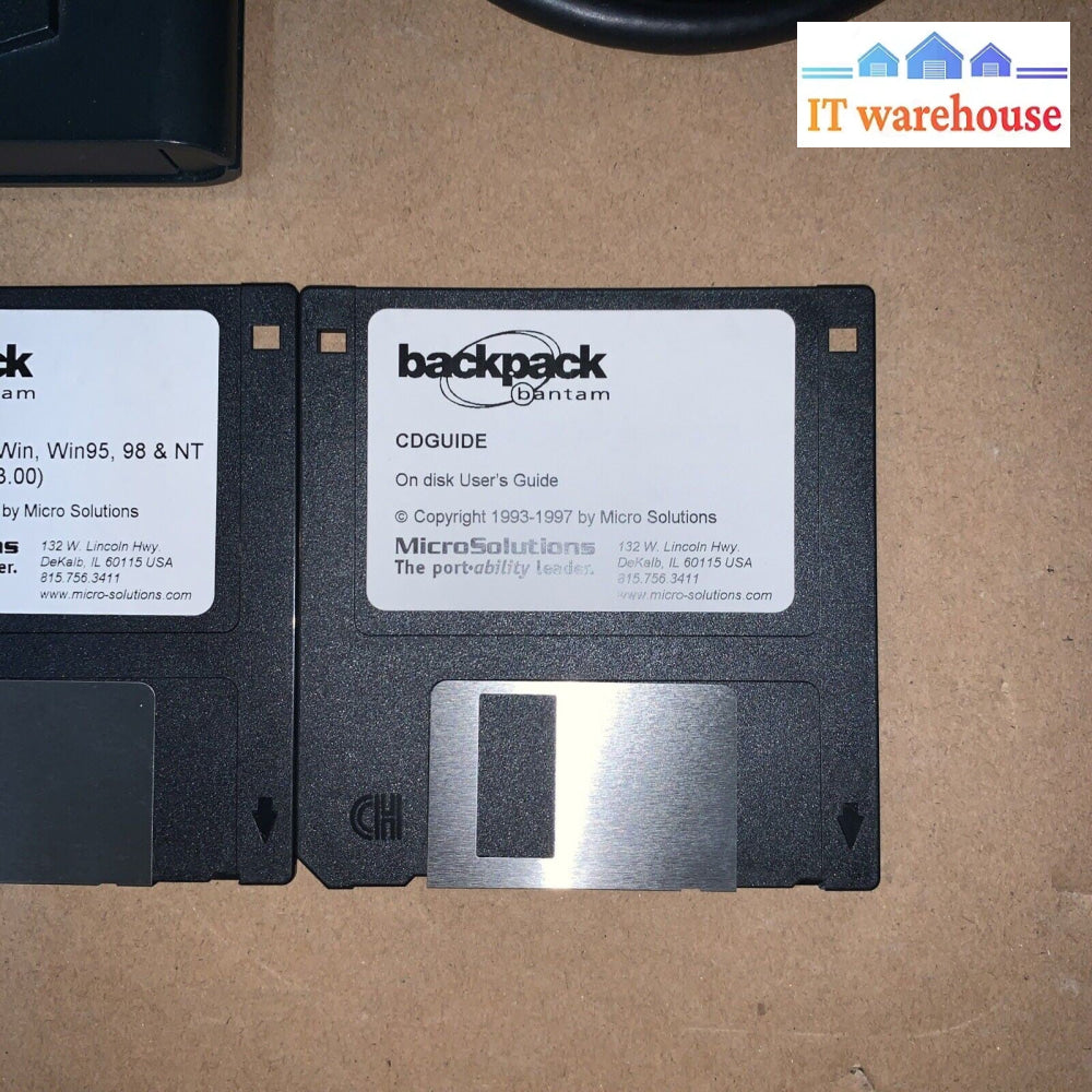 Micro Solutions Backpack Bantam CD-ROM Drive 181100