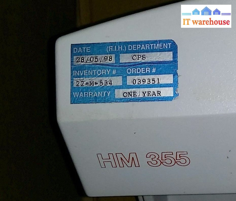 Microm HM 355 Rotary Microtome 