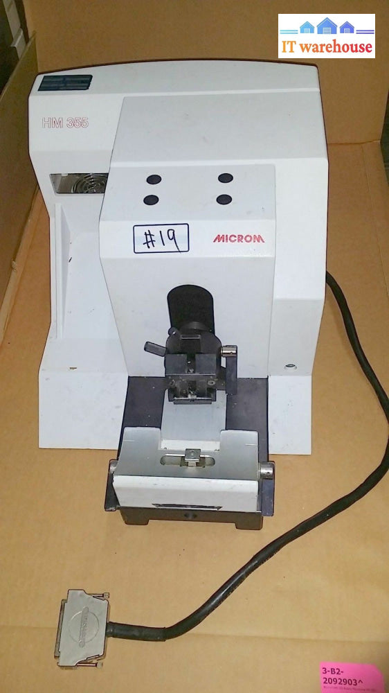 Microm HM 355 Rotary Microtome 