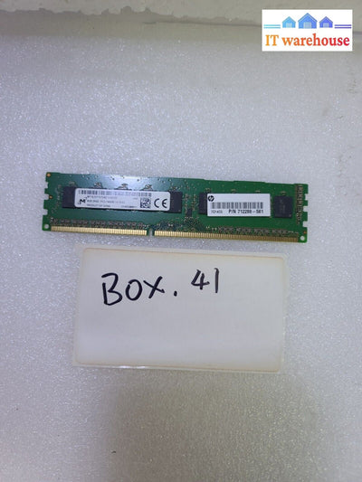 - Micron MT18JSF1G72AZ-1G9E1ZF 8GB PC3-14900E  DDR3-1866MHz ECC SERVER RAM 