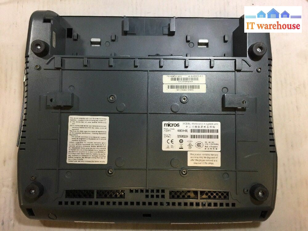 + Micros Workstation 5 System Unit Touch Screen 400814-001 #01 (No Stand)