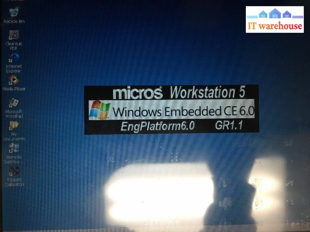 + Micros Workstation 5 System Unit Touch Screen 400814-001 #01 (No Stand)