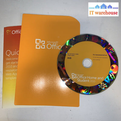 Microsoft Office 2010 Home and Student Family Pack for 3 PCs