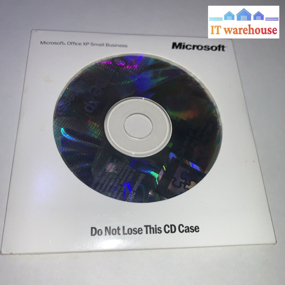 Microsoft Office XP 2002 Small Business Edition w/ Product Key 2 Discs