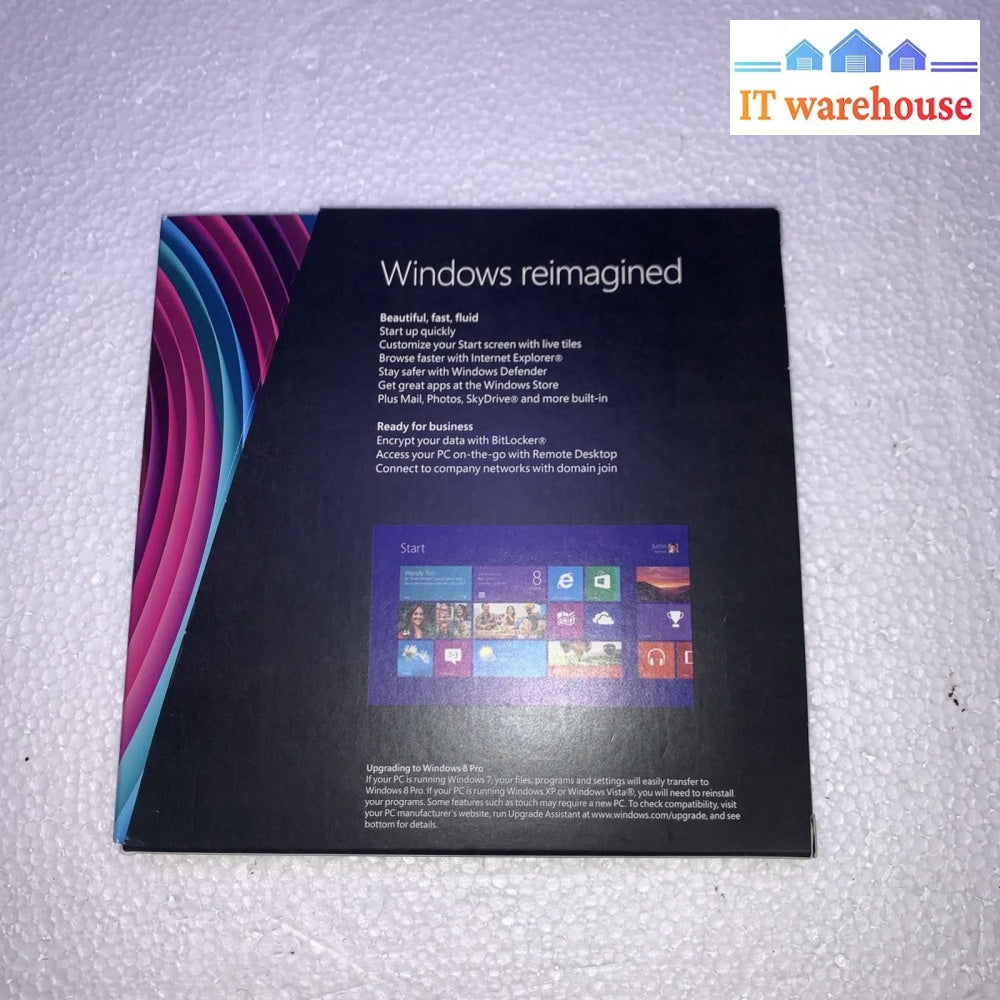 Microsoft Windows 8 PRO Full 64 32 Bit English