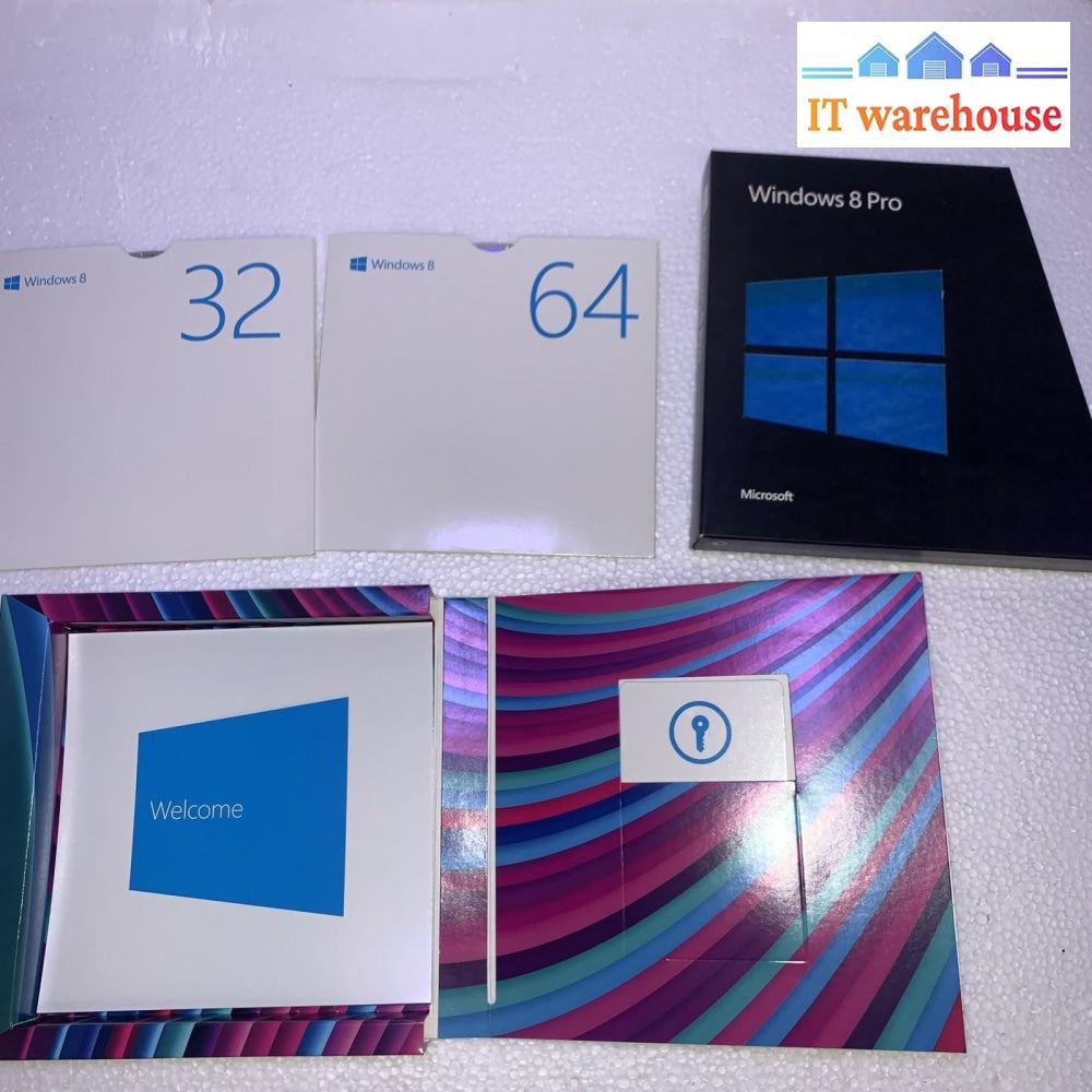 Microsoft Windows 8 PRO Full 64 32 Bit English
