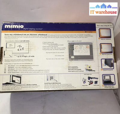 ~Mimio Digital Meeting Assistant Virtual Whiteboard with Accessories