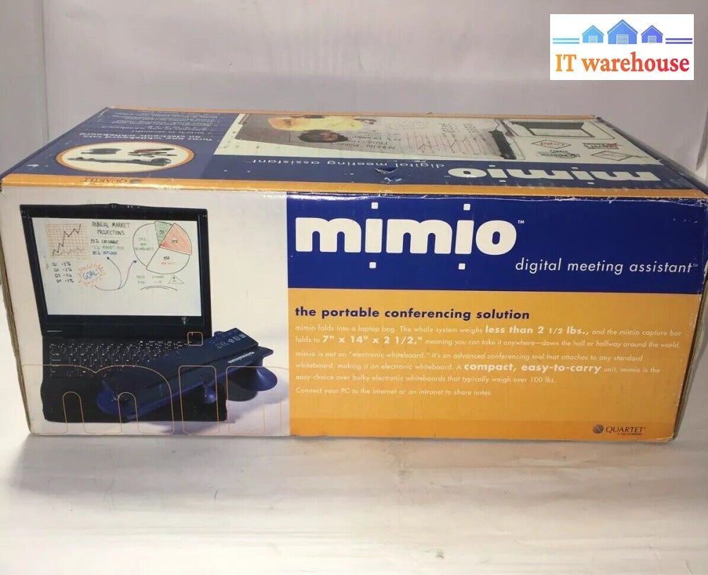 ~Mimio Digital Meeting Assistant Virtual Whiteboard With Accessories