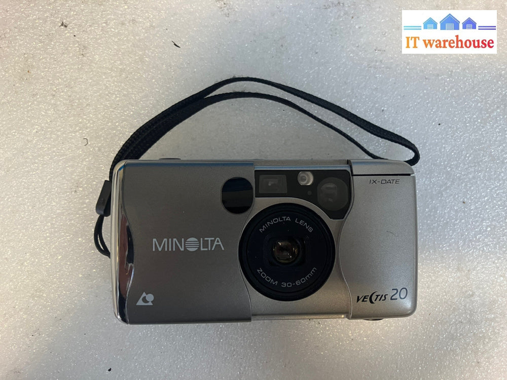 ~ Minolta Vectis 20 30-60MM Point & Shoot Film 35MM Camera (No Battery)