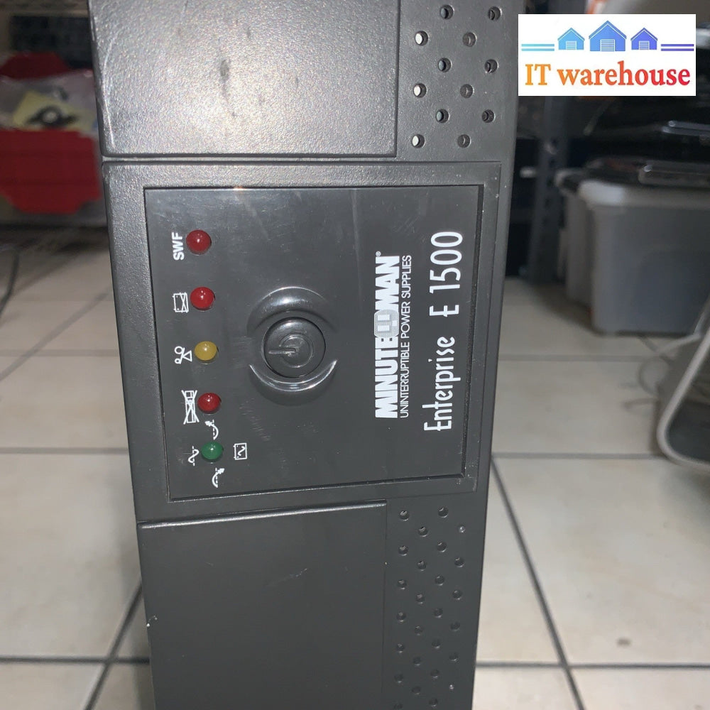 Minuteman ENTERPRISE E 1500 Uninterruptible Power Supply UPS E1500 (no Battery)