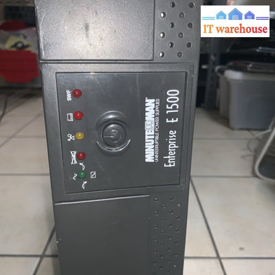 Minuteman ENTERPRISE E 1500 Uninterruptible Power Supply UPS E1500 (no Battery)
