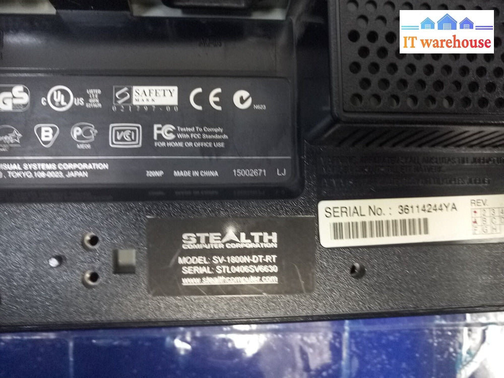 - MITSUBISHI DIAMONDPOINT NX86LCD L182R4 STEALTH SV-1800N-DT-RT  TOUCHSCREEN