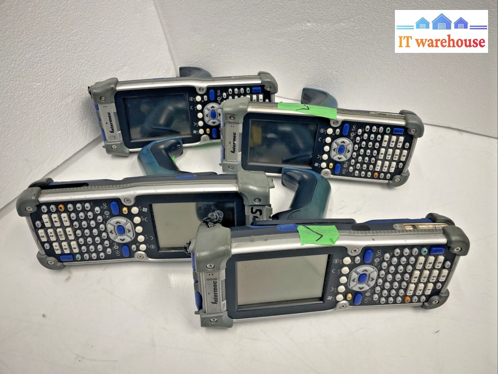 Mixed 4 of Intermec CK60 Barcode Scanner w AD5 Charger  and  AC  and 2 battry +