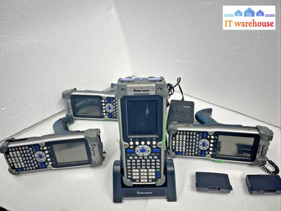 Mixed 4 of Intermec CK60 Barcode Scanner w AD5 Charger  and  AC  and 2 battry +