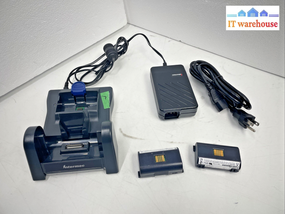 Mixed 4 of Intermec CK60 Barcode Scanner w AD5 Charger  and  AC  and 2 battry +