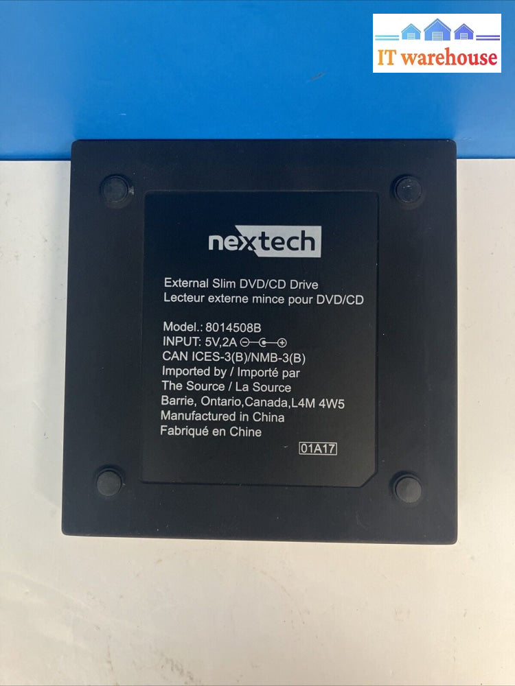 Model 8014508B Exteanal Slim DVD / CD Drive ~