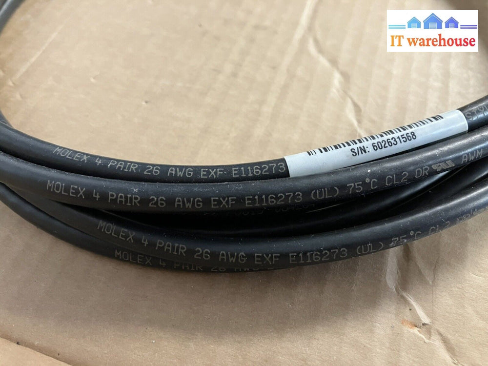 ~ Molex 4 Pair 26 AWG EXF E116273 RoHS Compliant H00045 26615 083941